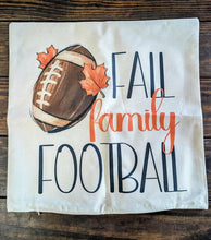 Load image into Gallery viewer, Football Themed Pillowcase
