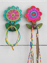 Load image into Gallery viewer, Adhesive Wooden Wall Hooks-Flower
