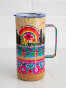 Cork Coffee Tumbler-Grateful