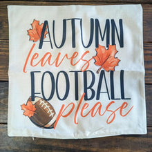 Load image into Gallery viewer, Football Themed Pillowcase
