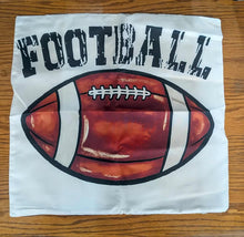 Load image into Gallery viewer, Football Themed Pillowcase
