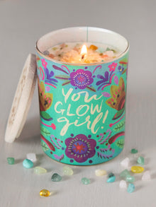 Gemstone Candle-You Glow Girl