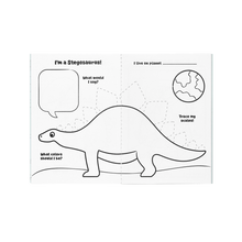Load image into Gallery viewer, Mini Traveler Coloring &amp; Activity Kit - Dinosaurs in Space
