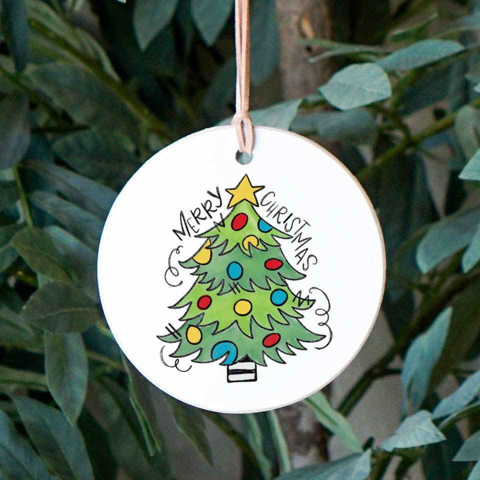 Whimsy Tree , Christmas Ornament ,  Gift, Wood Ornament