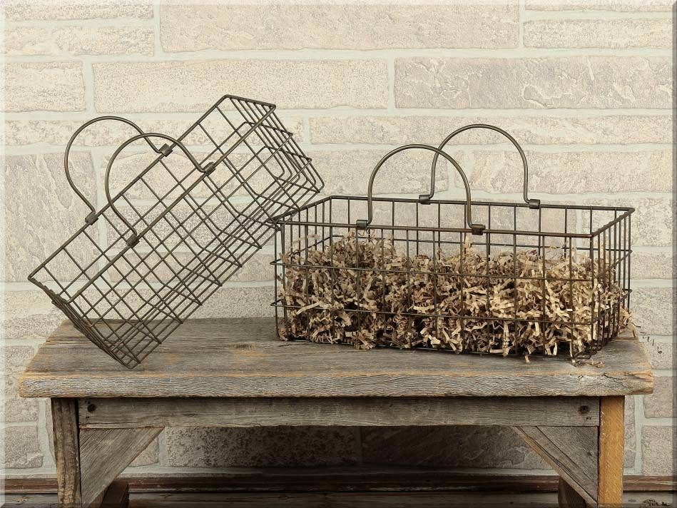 Rectangle Metal Basket Set 2A