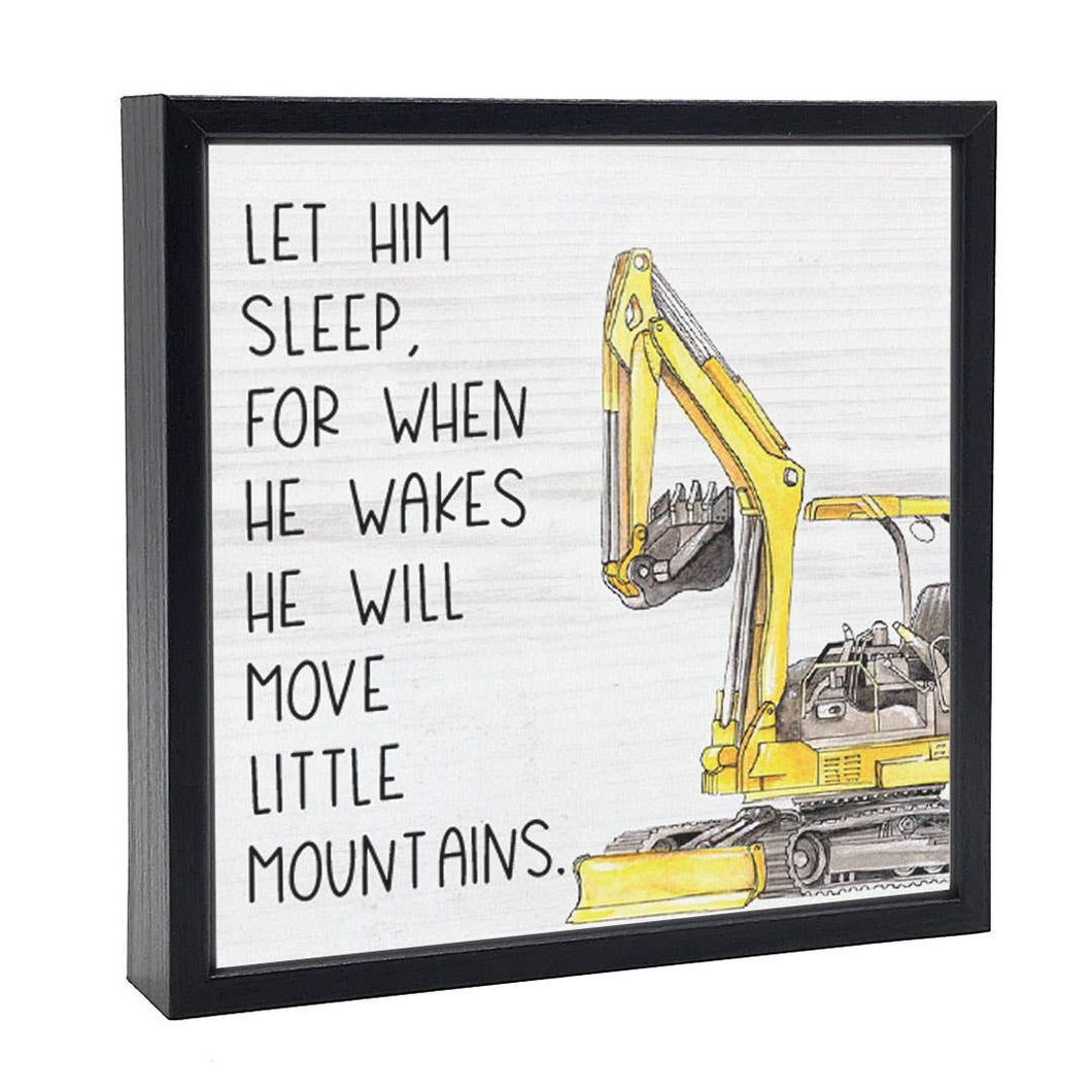 Let Him Sleep | Wood Sign