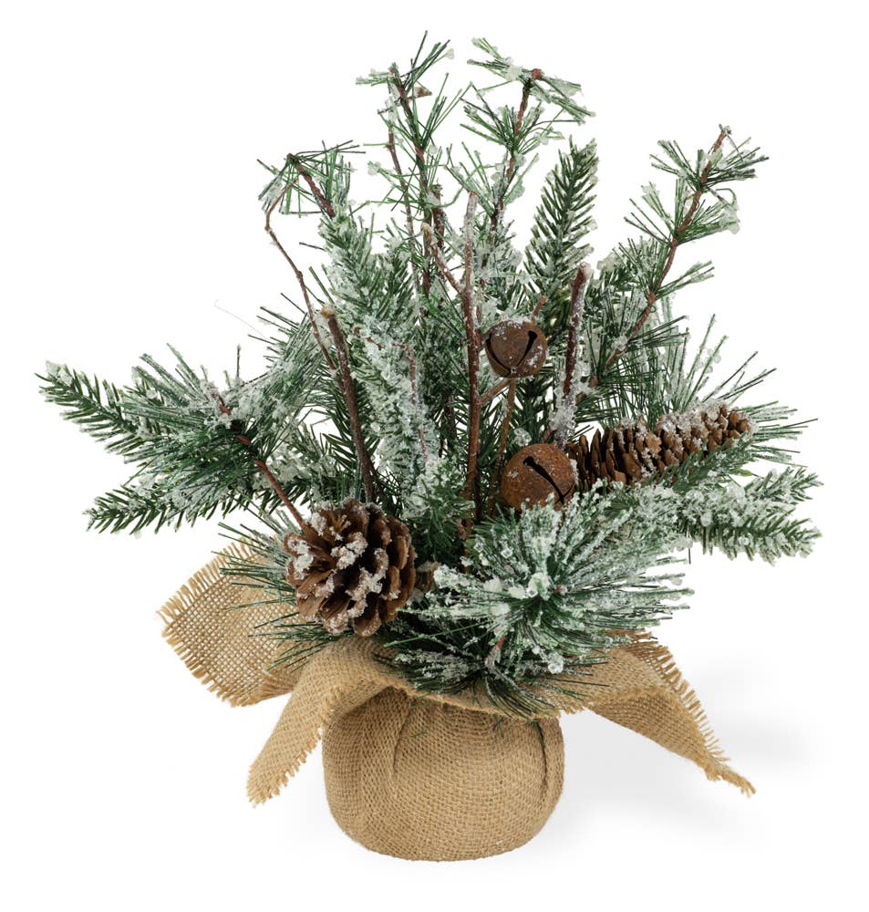 Small Frosted Jingle Christmas Tree