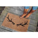 Antlers Handwoven Coconut Fiber Doormat