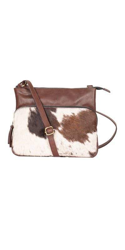 Hailey Genuine Cowhide Leather Crossbody