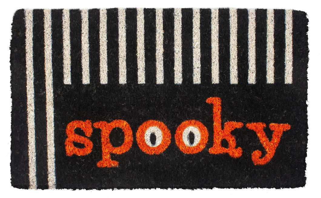 Spooky Handwoven Coconut Fiber Doormat