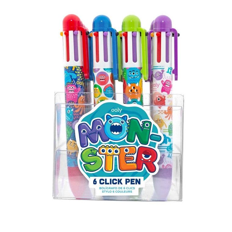 6 Click Pens - Monster