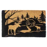 Moose Lodge Coir Doormat