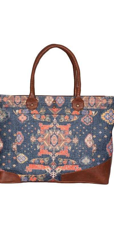 Skylar Cycled Canvas and Durrie Tote